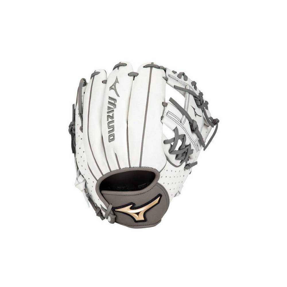 Mizuno Prime Elite Infield Fastpitch 11.5" Női Kesztyű Fehér/Szürke EXL753280